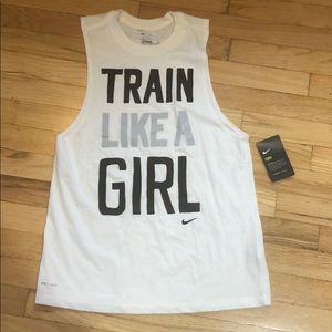 Nike train like a girl tank top